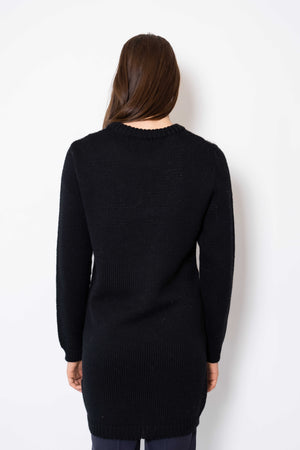 Sweater sort dame - PAROL