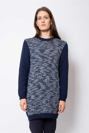 Sweater mørkeblå dame - PAROL